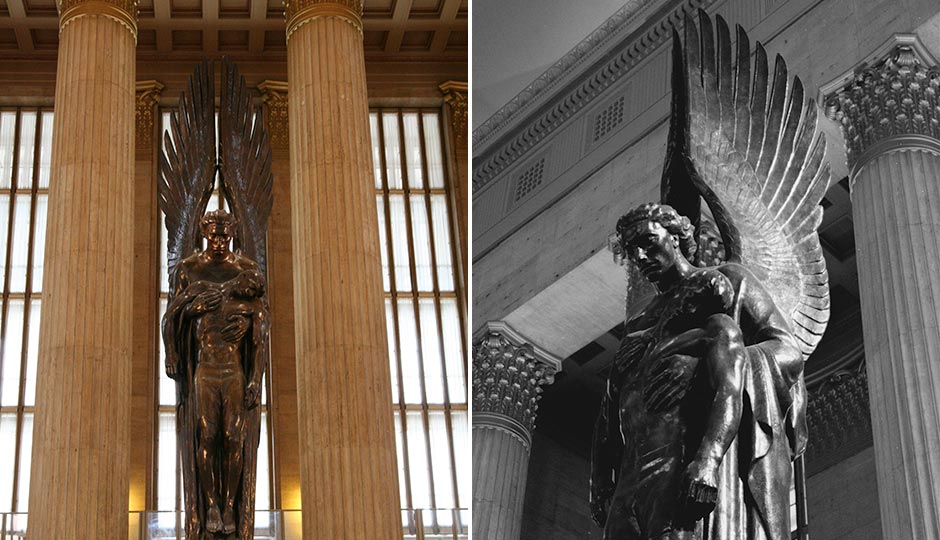 Left, photo by thegirlsny via Creative Commons . Right: photo by Eric Dillalogue via Creative Commons