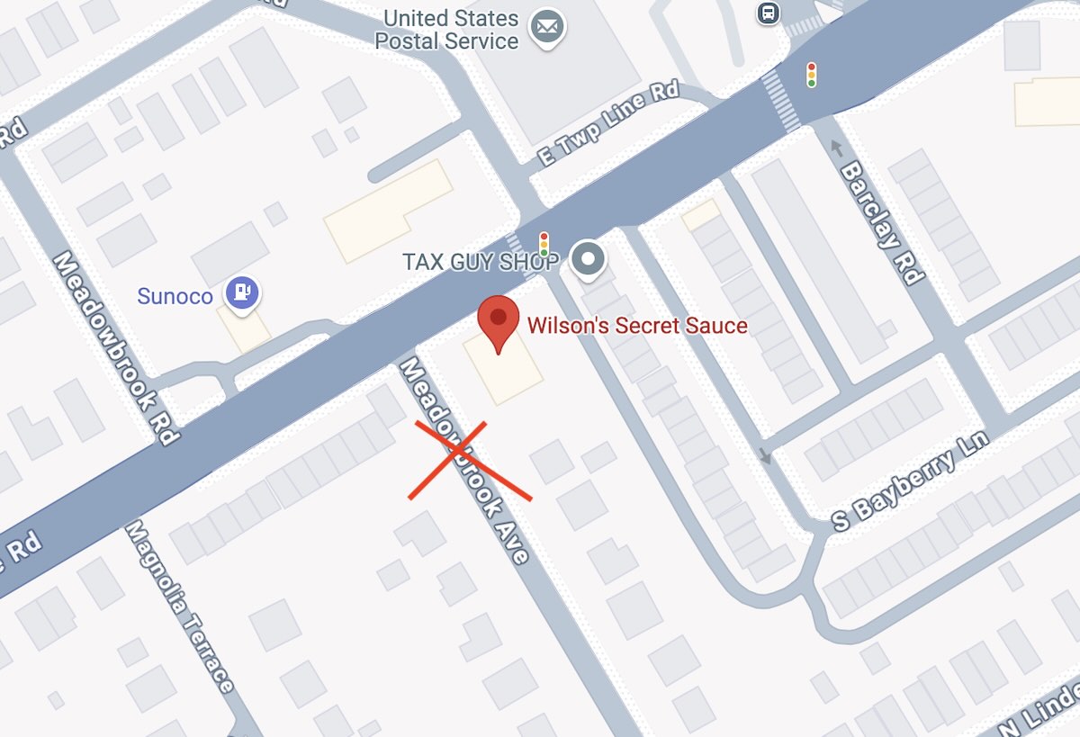 Gordon Ramsay was walking down this street next to Wilson's Secret Sauce barbecue restaurant in Upper Darby
