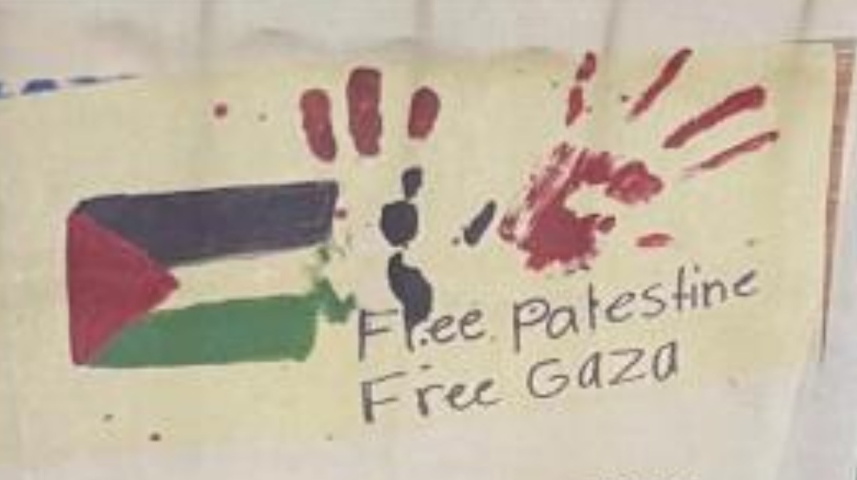 A Philadelphia teacher has filed a federal lawsuit over Pro-Palestine signage at district headquarters