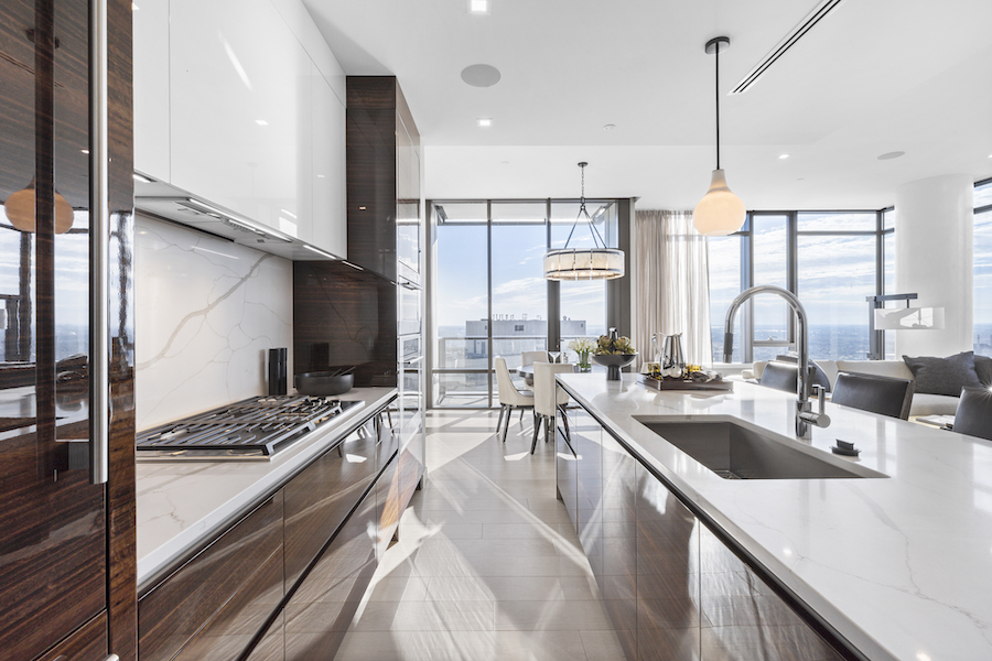 model condo kitchen