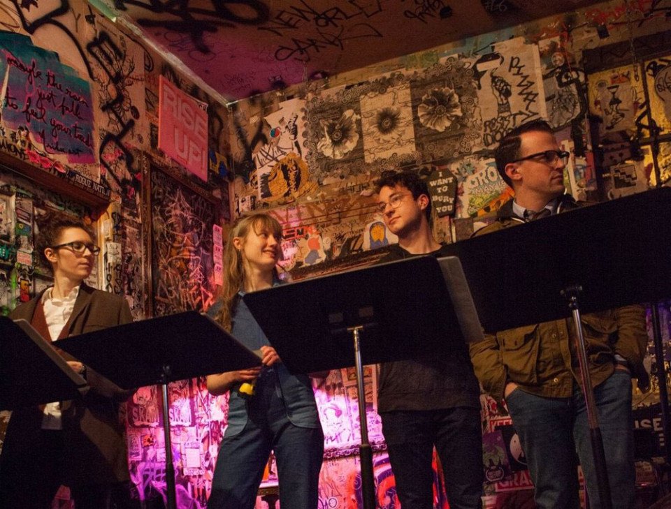 theatre contra live movie reading tattooed mom