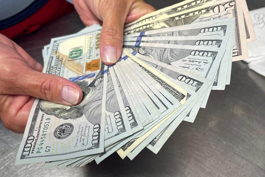 The lost money at Tony's Baltimore Grill in Atlantic City